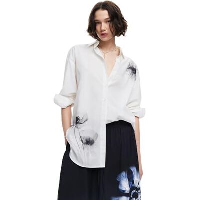 Desigual Woman Woven Shirt Met Lange Mouwen dames Blouse Desigual Woman Woven Shirt Met Lange Mouwen dames Blouse