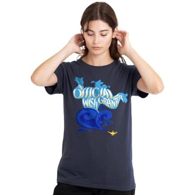 Disney Aladdin Official Wish Granter, The Genie Ladies T Shirt, Deep Navy dames T-Shirt Disney Aladdin Official Wish Granter, The Genie Ladies T Shirt, Deep Navy dames T-Shirt