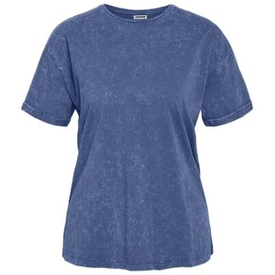 NOISY MAY Nmbrandy Washed S/S Top JRS Noos, Dutch Blue., L NOISY MAY Nmbrandy Washed S/S Top JRS Noos, Dutch Blue., L