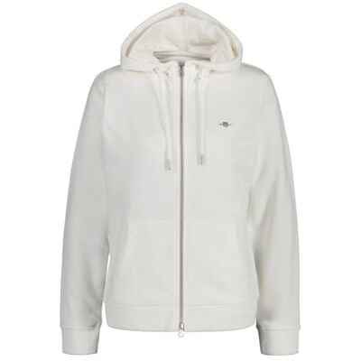 GANT Rel Shield Full Zip Hoodie dames Sweatshirt met capuchon GANT Rel Shield Full Zip Hoodie dames Sweatshirt met capuchon
