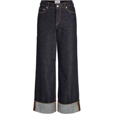 JACK & JONES Jxtokyo Vega Wide Hw Fold Up R269 DNM Sn, donkerblauw (dark blue denim), 27W / 34L JACK & JONES Jxtokyo Vega Wide Hw Fold Up R269 DNM Sn, donkerblauw (dark blue denim), 27W / 34L