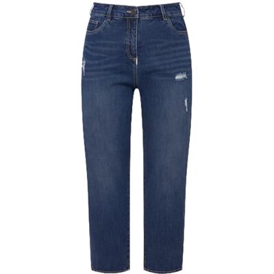 Ulla Popken Dames Mom Jeans, Blue Denim, W36/L32, Denim Blauw, 42-44 Ulla Popken Dames Mom Jeans, Blue Denim, W36/L32, Denim Blauw, 42-44