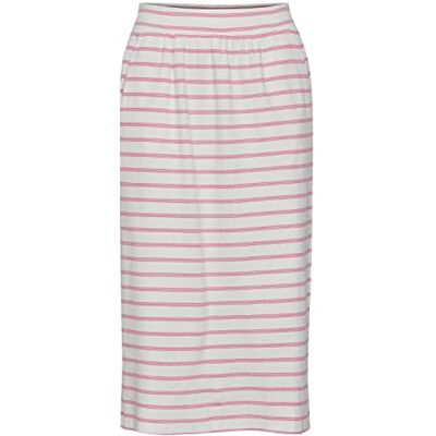 ICHI IHLOUISANY SK rok voor dames, lange rok in midi-lengte, gestreept, Shocking Pink (172127), S ICHI IHLOUISANY SK rok voor dames, lange rok in midi-lengte, gestreept, Shocking Pink (172127), S
