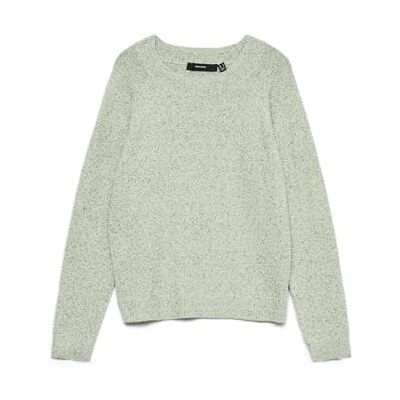 VERO MODA Vmdoffy Ls O-Neck Blouse Ga Noos, Fog Green, XL VERO MODA Vmdoffy Ls O-Neck Blouse Ga Noos, Fog Green, XL