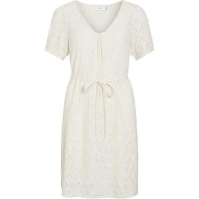 VILA Viamalina V-hals S/S Dress/Pb, berk, M VILA Viamalina V-hals S/S Dress/Pb, berk, M