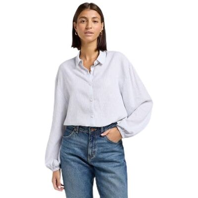 Lee Blouse With Tie Front dames Shirt Lee Blouse With Tie Front dames Shirt