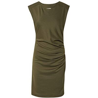 KAFFE Damesjurk, Above Knie, Lengte, Mouwloos, Ronde Neck Ruches dames Jurk KAFFE Damesjurk, Above Knie, Lengte, Mouwloos, Ronde Neck Ruches dames Jurk