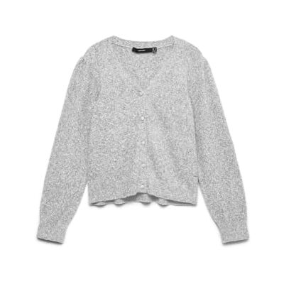 VERO MODA Dames Vmdoffy Ls V-hals Cardigan Noos Vmdoffy Ls V-hals Cardigan Noos (1 stuk), lichtgrijs gem., S VERO MODA Dames Vmdoffy Ls V-hals Cardigan Noos Vmdoffy Ls V-hals Cardigan Noos (1 stuk), lichtgrijs gem., S