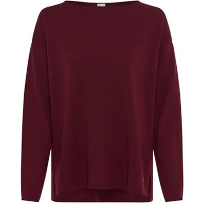 Brax Feel Good Style Liz gebreide damestrui, moderne pasvorm, mulberry, 42 Brax Feel Good Style Liz gebreide damestrui, moderne pasvorm, mulberry, 42