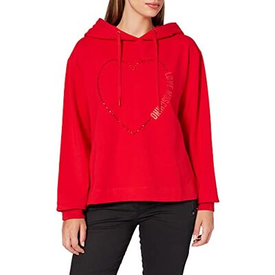 Love Moschino Womens Sweatshirt, RED, 38 Love Moschino Womens Sweatshirt, RED, 38