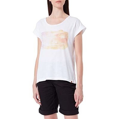camel active Womenswear T-shirt voor dames, Broken White, XXL camel active Womenswear T-shirt voor dames, Broken White, XXL