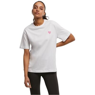 Dames T-shirt Take Me Away Tee, casual T-shirt met opschrift, 100% katoen, maten XS 5XL, wit, 3XL Dames T-shirt Take Me Away Tee, casual T-shirt met opschrift, 100% katoen, maten XS 5XL, wit, 3XL