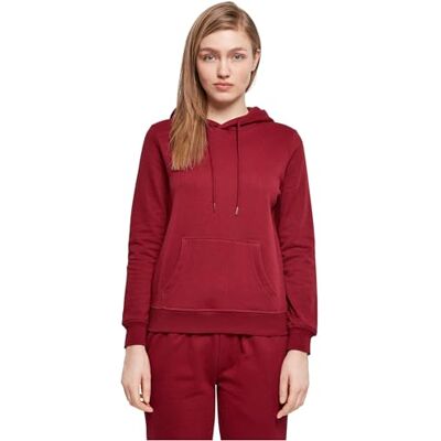 Build Your Brand Basis Hoodie (BB007) - Bordeaux Build Your Brand Basis Hoodie (BB007) - Bordeaux