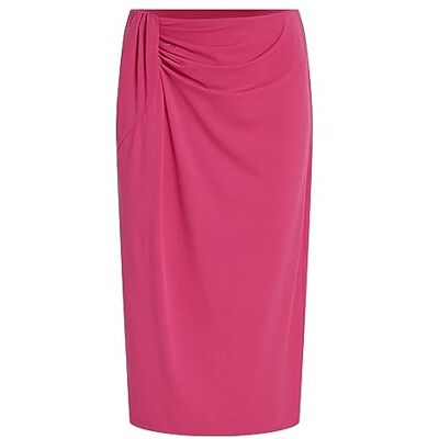 VILA Viphoenix Midi rok voor dames, roze yarrow, L VILA Viphoenix Midi rok voor dames, roze yarrow, L