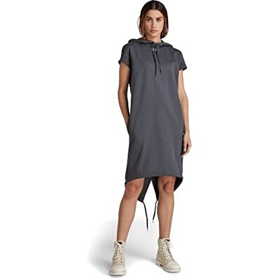 G-STAR RAW Fish Tail Hoodie Sweat Dress Damesjurk, blauw (Fantem Blue D21627-d136-863), S G-STAR RAW Fish Tail Hoodie Sweat Dress Damesjurk, blauw (Fantem Blue D21627-d136-863), S