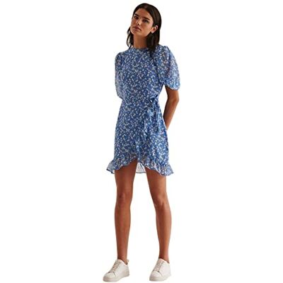 NA-KD Mini-jurk Met Ruches dames Kleding voor vrije tijd NA-KD Mini-jurk Met Ruches dames Kleding voor vrije tijd