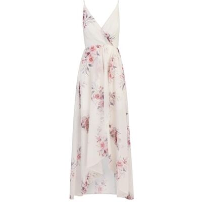 APART Fashion Apart avondjurk van hoogwaardig polyester materiaal met V-hals, crème, 34 APART Fashion Apart avondjurk van hoogwaardig polyester materiaal met V-hals, crème, 34