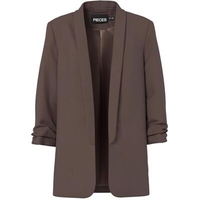 PIECES Pcbosella 3/4 blazer Noos Bc, Hot Fudge, M PIECES Pcbosella 3/4 blazer Noos Bc, Hot Fudge, M