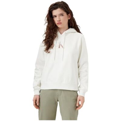 Calvin Jeans Dames GRADIENT CK HOODIE J20J224721 Pullover Sweatshirt, Wit (Ivoor), XXL, Wit (Ivoor), XXL Calvin Jeans Dames GRADIENT CK HOODIE J20J224721 Pullover Sweatshirt, Wit (Ivoor), XXL, Wit (Ivoor), XXL