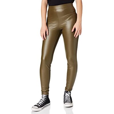 VERO MODA VMGAYA MR PL Fleece Color Leggings, Peat, M/34 VERO MODA VMGAYA MR PL Fleece Color Leggings, Peat, M/34