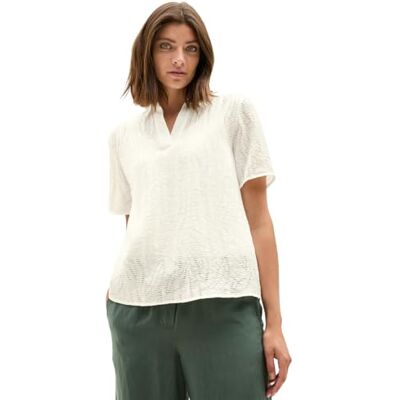 Cecil Damesblouse met structuur, Vanilla White, M Cecil Damesblouse met structuur, Vanilla White, M
