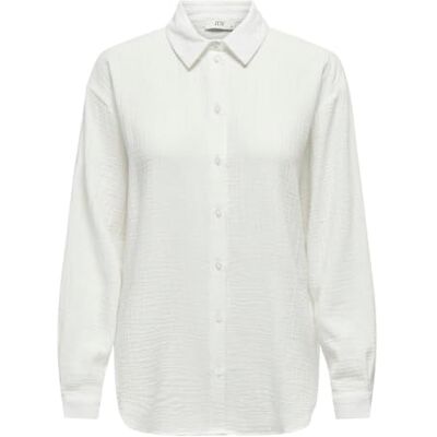 JACQUELINE de YONG JdY Dames mousseline blouse JDYTheis lange mouwen, cloud dancer, XS JACQUELINE de YONG JdY Dames mousseline blouse JDYTheis lange mouwen, cloud dancer, XS