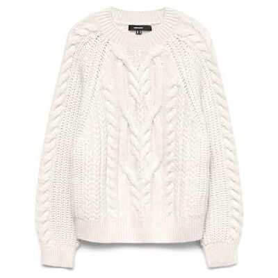 VERO MODA Vmjada Ls O-Neck Cable Pullover, berk, S VERO MODA Vmjada Ls O-Neck Cable Pullover, berk, S