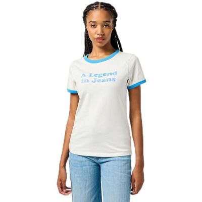 Wrangler Ringer Tee dames T-Shirt Wrangler Ringer Tee dames T-Shirt