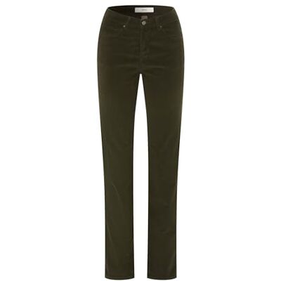 Brax Dames Style Carola Cozy Corduroy broek, khaki (dark khaki), 31W / 34L Brax Dames Style Carola Cozy Corduroy broek, khaki (dark khaki), 31W / 34L