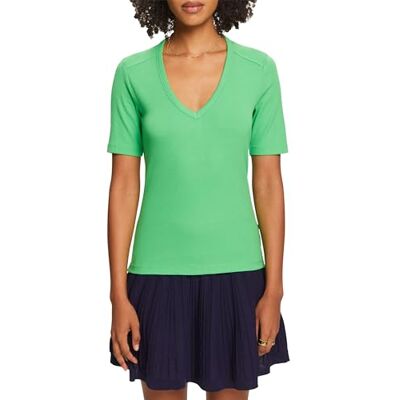 ESPRIT T-shirt voor dames, 320/Citrus Green, XXS ESPRIT T-shirt voor dames, 320/Citrus Green, XXS