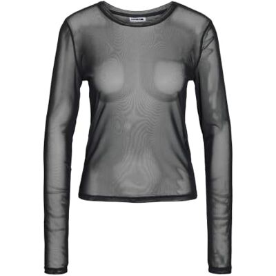 NOISY MAY Nmjudith L/S Mesh Top Bg Noos dames Shirt met lange NOISY MAY Nmjudith L/S Mesh Top Bg Noos dames Shirt met lange