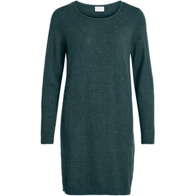 VILA Viril L/S Knit Dress Noos, Ponderosa Pine, XXL VILA Viril L/S Knit Dress Noos, Ponderosa Pine, XXL
