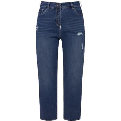 Ulla Popken Mom Jeans voor dames, Denim Blauw, 46-48 Ulla Popken Mom Jeans voor dames, Denim Blauw, 46-48