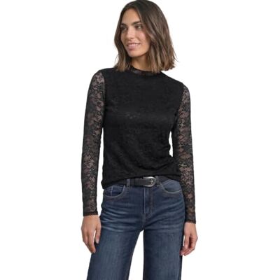 Street One Dames 3232396 shirt met lange mouwen van kant (1 stuk) Street One Dames 3232396 shirt met lange mouwen van kant (1 stuk)