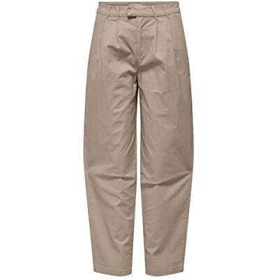 ONLY dames chinobroek Onlevelyn Hw Loose Pleat Chino Pnt Noos ONLY dames chinobroek Onlevelyn Hw Loose Pleat Chino Pnt Noos