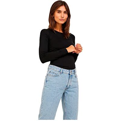 JACK & JONES Dames Jjxx Jxharmony Ls Tight Dream Oneck Tee shirt met lange mouwen, zwart, M JACK & JONES Dames Jjxx Jxharmony Ls Tight Dream Oneck Tee shirt met lange mouwen, zwart, M