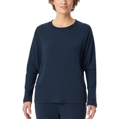 Schiesser Sweatshirt Met Lange Mouwen Mix + Relax dames Nachtjapon Schiesser Sweatshirt Met Lange Mouwen Mix + Relax dames Nachtjapon