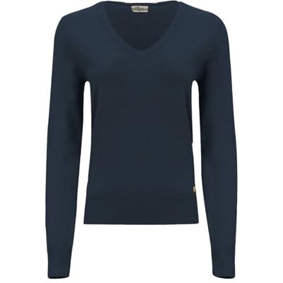 LTB Jeans Dames Slim Pullover Beganda-X in donkerblauw van viscose-mix maat XL, Navy Blazer 12115, XL LTB Jeans Dames Slim Pullover Beganda-X in donkerblauw van viscose-mix maat XL, Navy Blazer 12115, XL