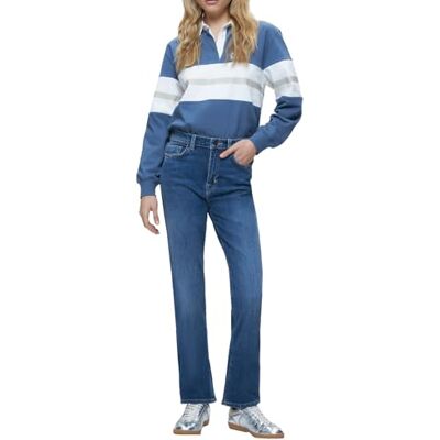 LTB Jeans Jonna 300 Damesjeans in blauw High Rise gemaakt van katoenmix, maat 28, 34, blauw, 28W / 34L LTB Jeans Jonna 300 Damesjeans in blauw High Rise gemaakt van katoenmix, maat 28, 34, blauw, 28W / 34L