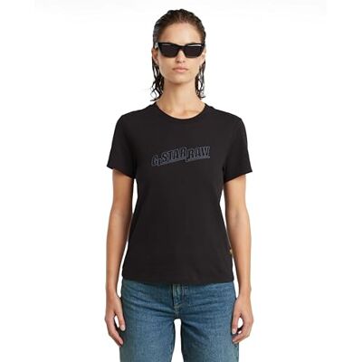 G-STAR Embro Logo R T Wmn dames T-Shirt G-STAR Embro Logo R T Wmn dames T-Shirt