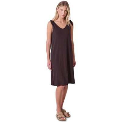 Street One Studio Jersey-jurk voor dames met knopen, Fudge Red, 44 Street One Studio Jersey-jurk voor dames met knopen, Fudge Red, 44