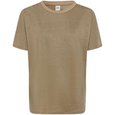 Brax Style Caelen linnen shirt met korte mouwen, 34 Olive Tree, 42 Brax Style Caelen linnen shirt met korte mouwen, 34 Olive Tree, 42