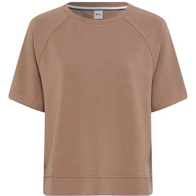 Brax Style.Bailey Scuba Solid T-shirt voor dames, 53 Taupe, 38 Brax Style.Bailey Scuba Solid T-shirt voor dames, 53 Taupe, 38