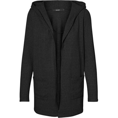 VERO MODA VMDOFFY gebreide jas, Zwart, S VERO MODA VMDOFFY gebreide jas, Zwart, S