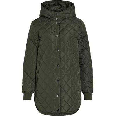 VILA Vitate L/S jas met capuchon Noos, Deep Depths., 38 VILA Vitate L/S jas met capuchon Noos, Deep Depths., 38