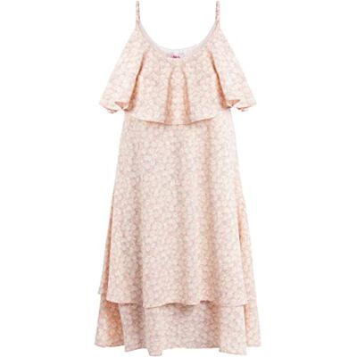 myMo Damesjurk met volant, roze, S myMo Damesjurk met volant, roze, S