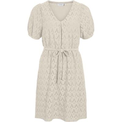 VILA Viamalina V-hals S/S Dress/Pb, berk, XS VILA Viamalina V-hals S/S Dress/Pb, berk, XS