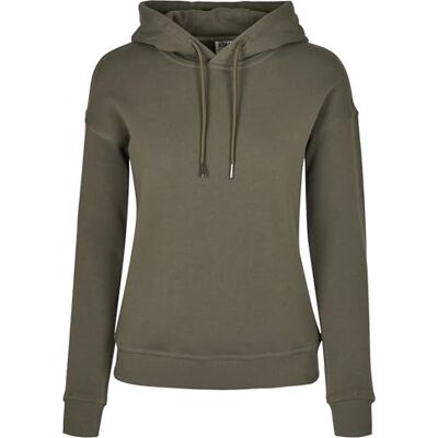 Urban Classics Biologische capuchontrui voor dames, olijfgroen, L Urban Classics Biologische capuchontrui voor dames, olijfgroen, L