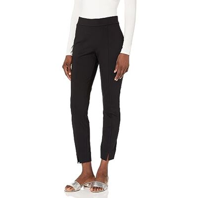 NYDJ Women's Basic Ponte Legging with Front Slit Pants, Black, 14 NYDJ Women's Basic Ponte Legging with Front Slit Pants, Black, 14