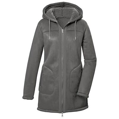 G.I.G.A. DX dames Omkeerbare parka/parka in suèdelook met capuchon GW 63 WMN PRK, stein, 50, 42387-000 G.I.G.A. DX dames Omkeerbare parka/parka in suèdelook met capuchon GW 63 WMN PRK, stein, 50, 42387-000